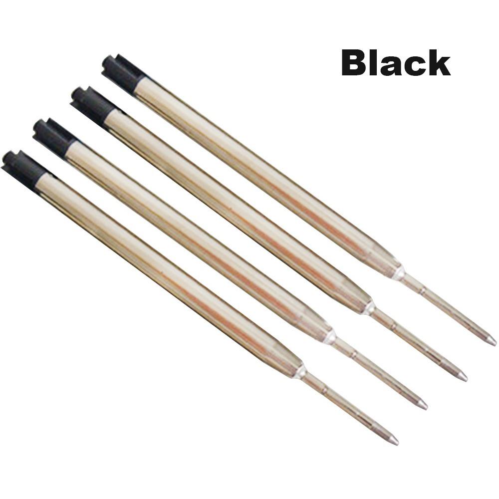 0,5 mm neue Büro Schreibbedarf Metall Kugelschreiber Minen blau/schwarz Tinte Medium Nib Core schwarz von Joom DACH