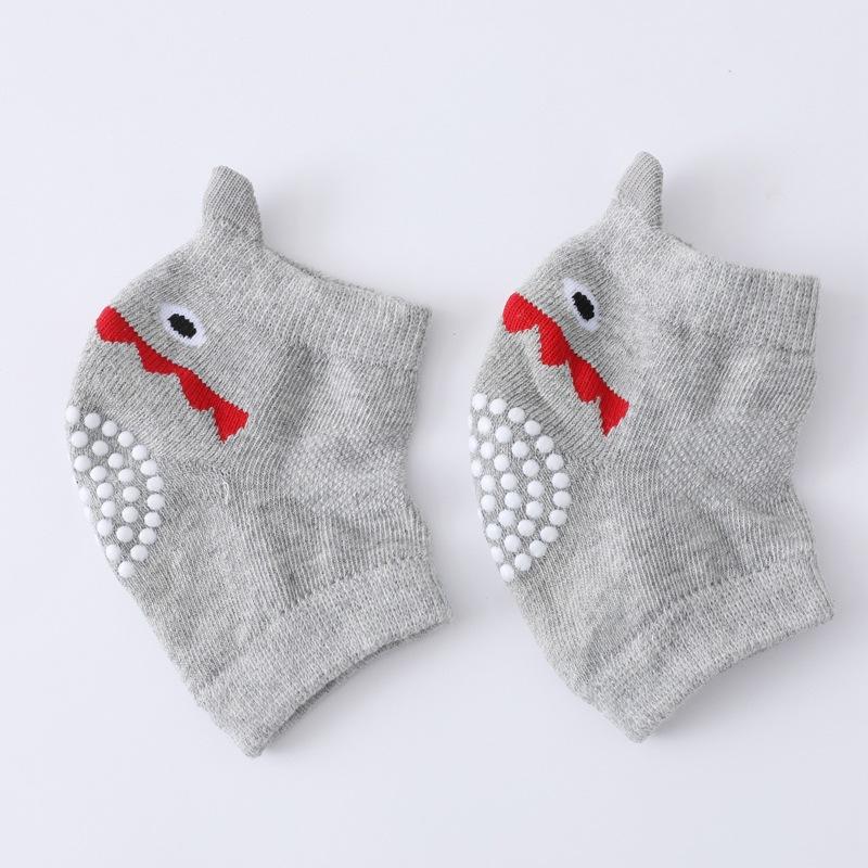 0-3 Jahre Baby Knieschoner Kinder Sicherheit Krabbeln Ellenbogenkissen Säugling Kleinkinder Baby Beinwärmer Kniestütze Schutz Baby Kniescheibe grau von Joom DACH