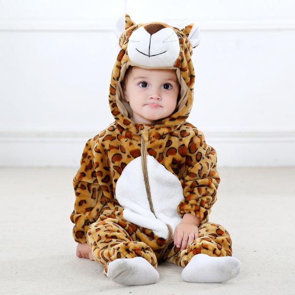 0-3 Jahre alt Baby Tiere Cosplay Kigurumis Kinder Onesie Anime Cartoon niedlichen Schlafanzug Kleinkind Overall 110cm von Joom DACH