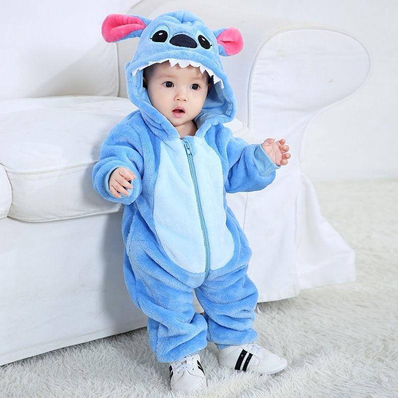 0-3 Jahre alt Baby Tiere Cosplay Kigurumis Kinder Onesie Anime Cartoon niedlichen Schlafanzug Kleinkind Overall 80cm von Joom DACH