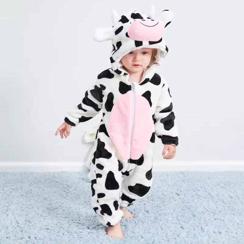 0-3 Jahre alt Baby Tiere Cosplay Kigurumis Kinder Onesie Anime Cartoon niedlichen Schlafanzug Kleinkind Overall 80cm von Joom DACH