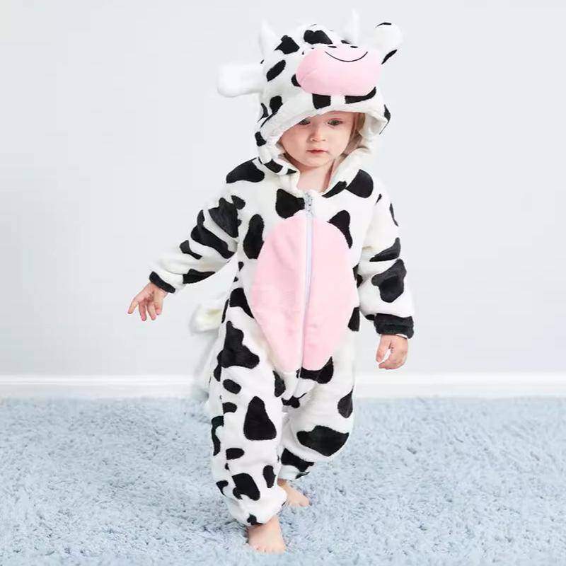 0-3 Jahre alt Baby Tiere Cosplay Kigurumis Kinder Onesie Anime Cartoon niedlichen Schlafanzug Kleinkind Overall 90cm von Joom DACH