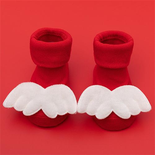 0-3T Winter Dicke Säuglingssocken für Mädchen Jungen Kinder Weihnachten Neujahr Socken Anti Slip Baumwolle kurze Socken für Neugeborene M von Joom DACH