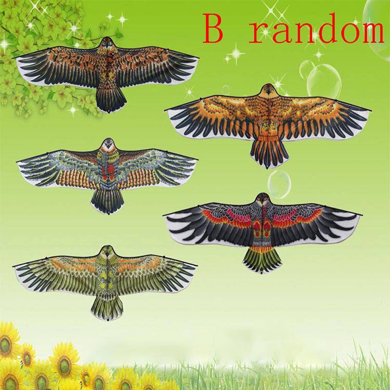 1,1 M Flache Adler Drachen Mit 30 Meter Kite Linie Kinder Fliegen Vogel Drachen Windsack Outdoor Spielzeug Garten Tuch Spielzeug für Kinder Geschenk A1 von Joom DACH