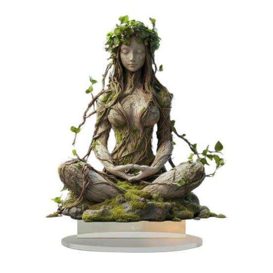 1/2/3 Stück Böhmische Göttin Statue Acryl Dekoration 2D Boho Göttin Statue Tischschild Heim Büro Wohnzimmer Desktop Dekor 1pc von Joom DACH