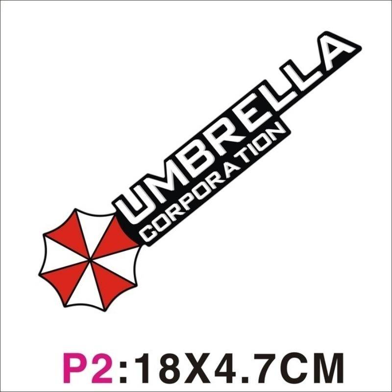 1/2/4 x reflektierende Resident Evil Umbrella Corporation Logo Auto Motorrad Aufkleber Aufkleber Pack of 2 von Joom DACH