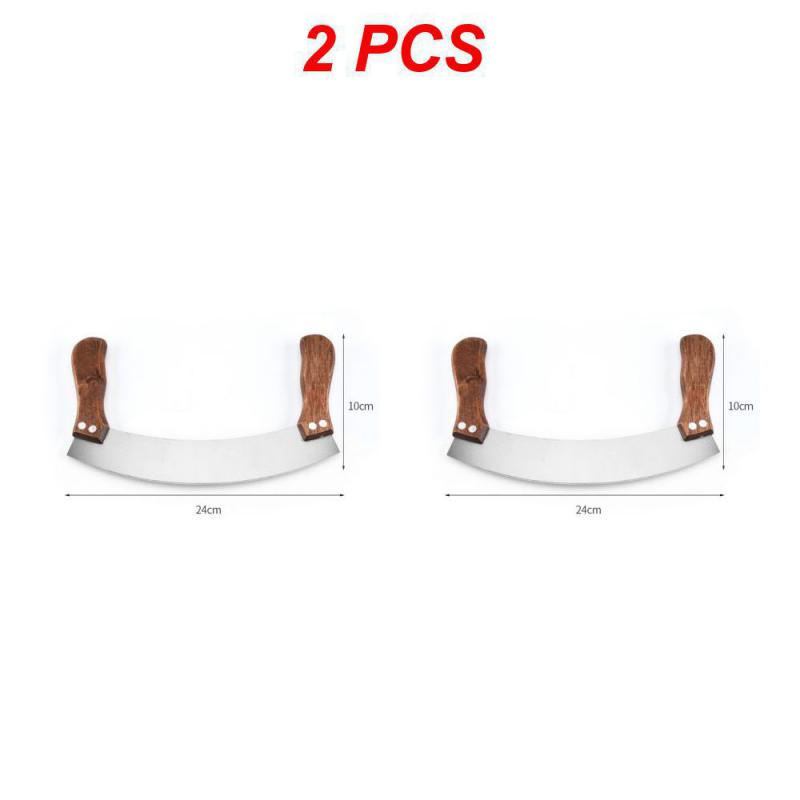 1/2/5 STÜCKE Edelstahl Pizza Messer Nougat Griff Schwingenschneider Schaber Doppelradschneider Backwerkzeug Keksausstecher Küche von Joom DACH