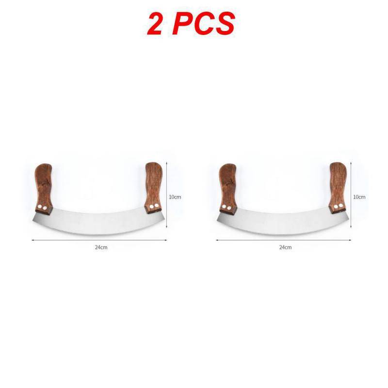 1/2/5 STÜCKE Edelstahl Pizza Messer Nougat Griff Schwingenschneider Schaber Doppelradschneider Backwerkzeug Keksausstecher Küche von Joom DACH