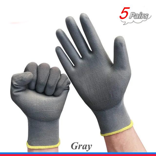1/3/5/10 Paar Logo-freie Polyurethan-Handschuhe Sicherheits-Arbeitshandschuhe Reparaturhandschuhe Handflächenbeschichtete Handschuhe Tischler-Reparaturbedarf 5Pairs grau 1/3/5/10 Paar Logo-freie Polyurethan-Handschuhe Sicherheits-Arbeitshandschuhe Reparaturhandschuhe Handflächenbeschichtete Handschuhe Tischler-Reparaturbedarf 5Pairs grau von Joom DACH