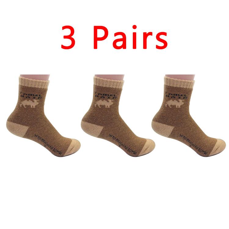 1/3/5 Paar modische Winter-Socken für Herren, verdickt, warm, aus Frottee, Kamelhaar XXL von Joom DACH