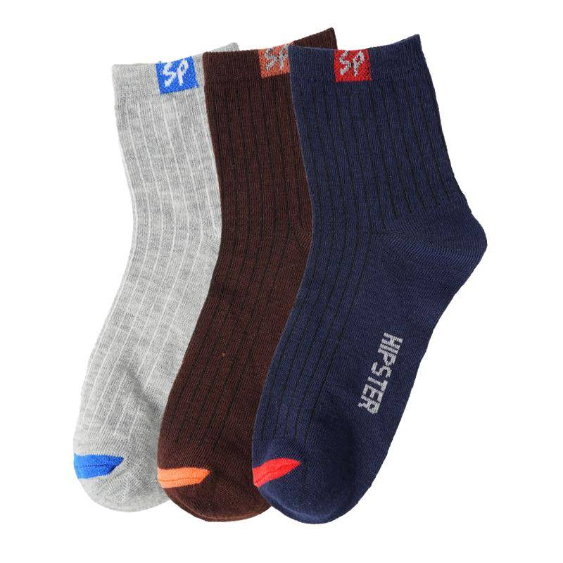 1/3 Paar Hochwertige Herren-Sportsocken bis zur Wade, saisonal vielseitig einsetzbar, modische Business-Socken für Männer, Größe 38-46 EUR 38-43 von Joom DACH
