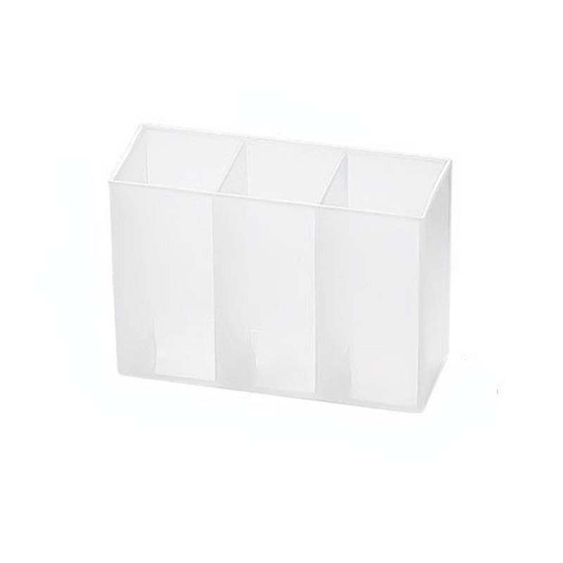 1/3 Stück Wandmontierter 3-Fächer-Organizer Spiegelschrank Selbstklebende Aufbewahrungsbox für kleine Gegenstände Augenbrauenstift Lippenstift Lipgloss Organizer 1pc weiß von Joom DACH