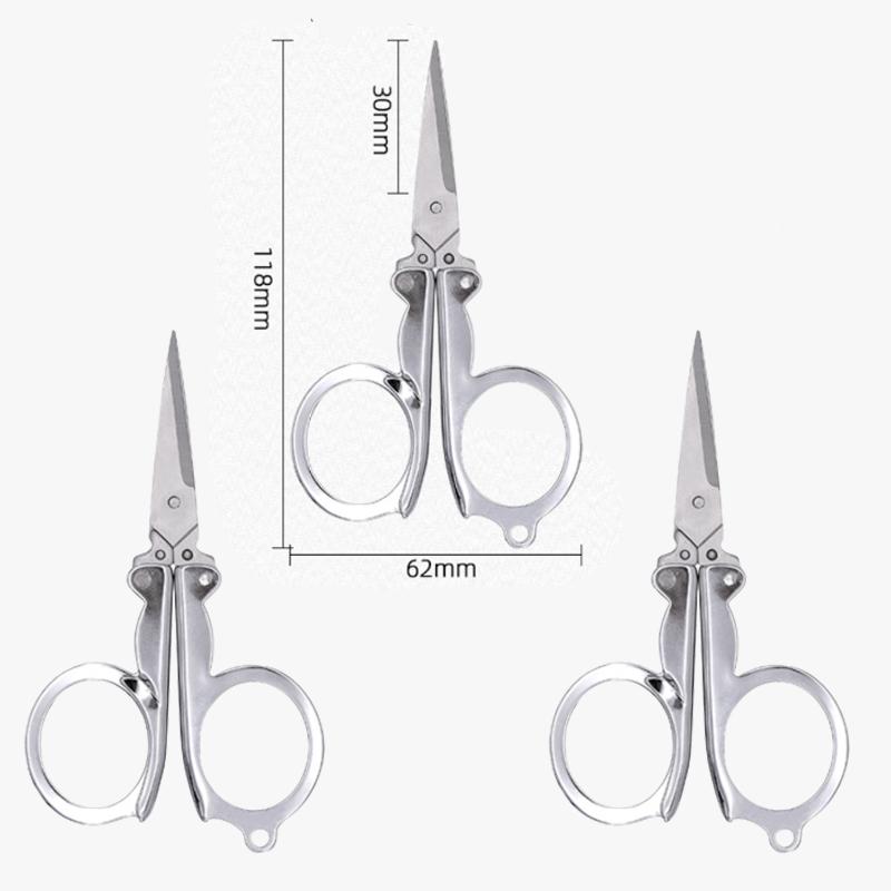 1/3 stücke Edelstahl Klapp Kleine Schere Reise Schere Nähen Schere Tragbare Schere Papier Schere Haushalts Liefert 3pcs-L von Joom DACH