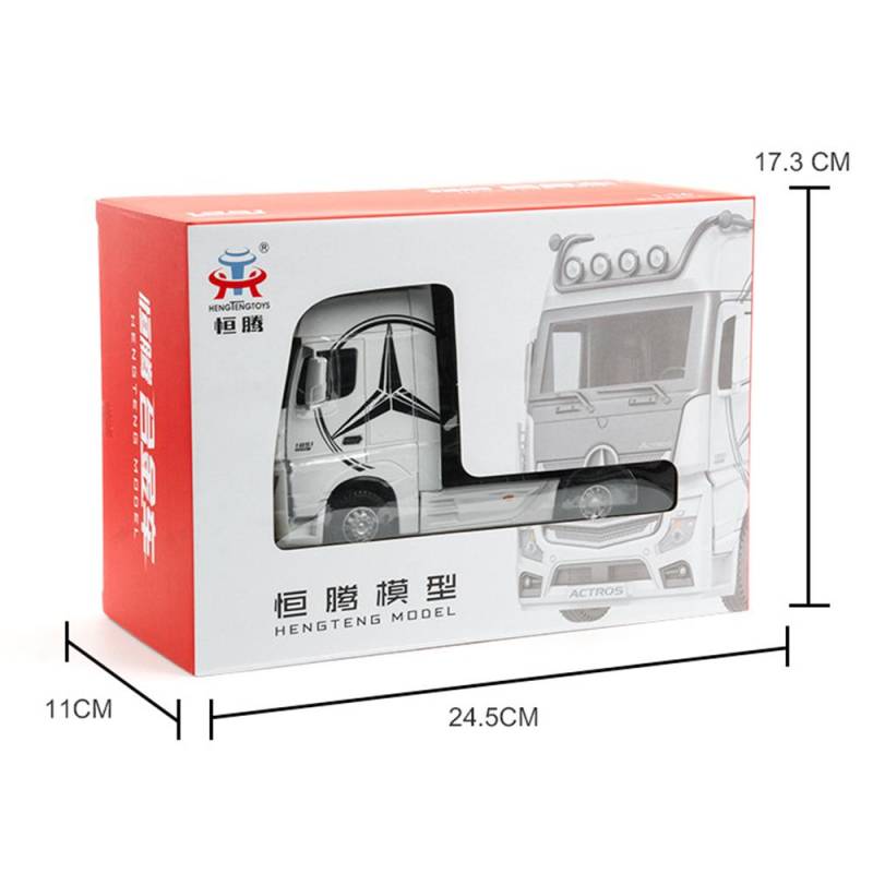 1/36 Legierung Container Anhänger LKW Spielzeug Auto Modell Metall Engineering Transport Kinder Auto Modell Geschenk 1/36-Size:17.5*11*7cm weiß von Joom DACH