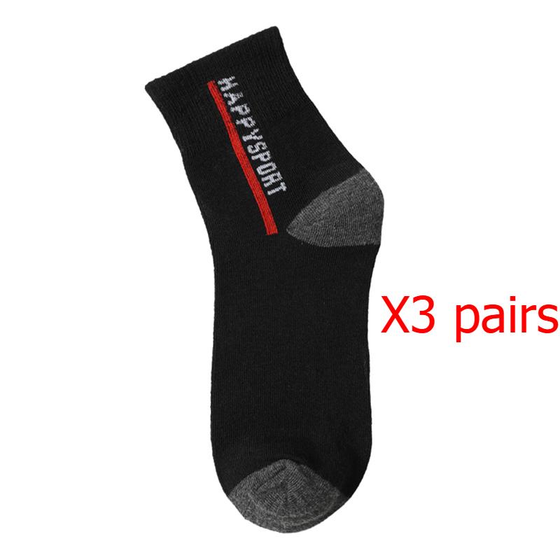 1/5 Paar Herren Mid-Tube Socken Vier Jahreszeiten Sportsocken Mann Schweißabsorbierend Atmungsaktiv Trendige Socken Herren Lässige Sportsocken 3 pairs schwarz von Joom DACH
