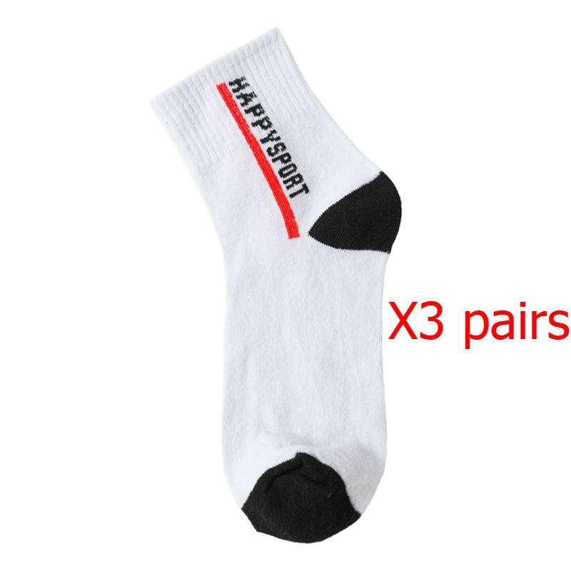 1/5 Paar Herren Mid-Tube Socken Vier Jahreszeiten Sportsocken Mann Schweißabsorbierend Atmungsaktiv Trendige Socken Herren Lässige Sportsocken 3 pairs weiß von Joom DACH