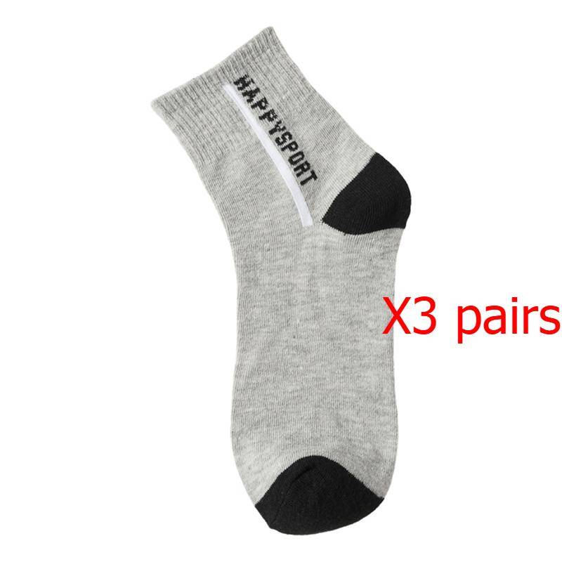 1/5 Paar Herren Mid-Tube Socken Vier Jahreszeiten Sportsocken Mann Schweißabsorbierend Atmungsaktiv Trendige Socken Herren Lässige Sportsocken 3 pairs grau von Joom DACH