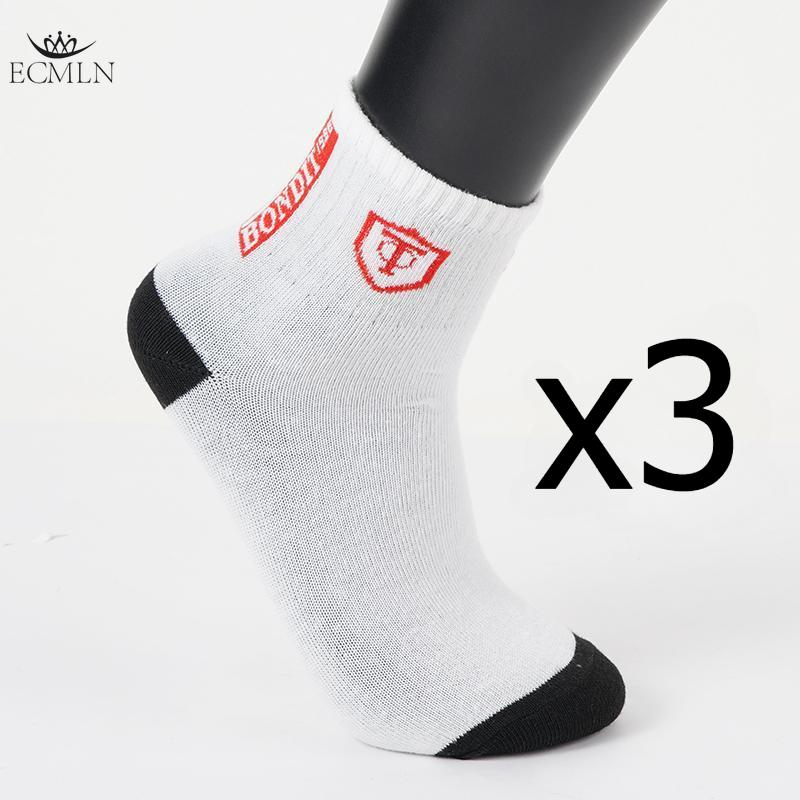 1/5 Paar Herren Sportsocken Herren Casual Daily Mid-Tube Socken Schweißableitende Bequeme Mid-Tube Sportsocken 3 pairs von Joom DACH