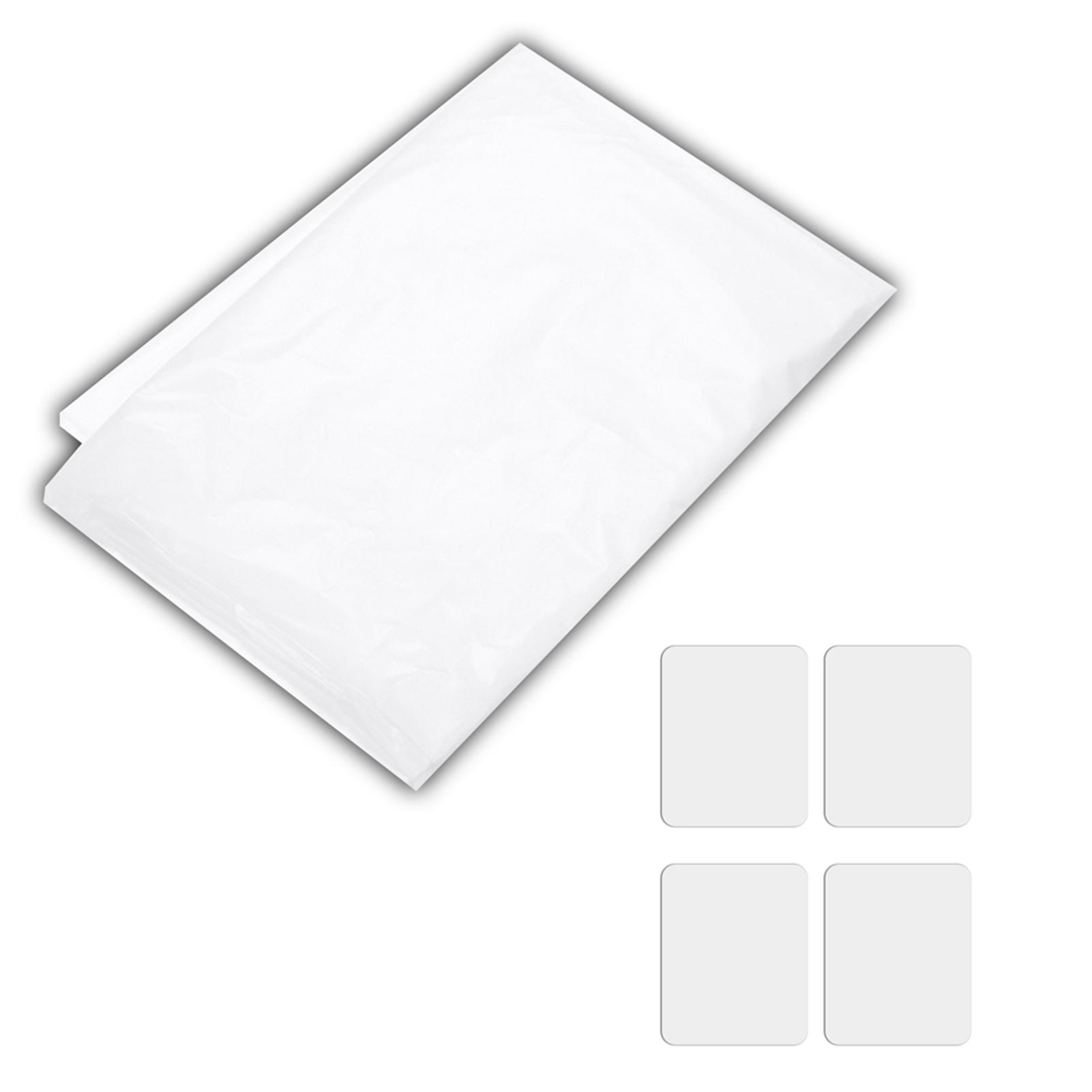 1,8 * 1,2 m Projektor-Leinwand, faltbar, tragbar, für Weihnachten, Halloween, Film weiß von Joom DACH