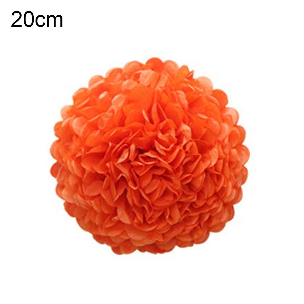1/9 Stück Papier Pompoms Blumenkugeln Pom Poms Party Hochzeit Dekor 20cm orange von Joom DACH