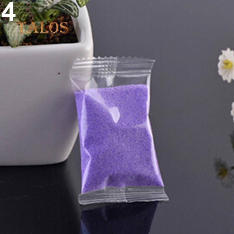 1 Beutel bunter Quarzsand, Miniatur-Aquarium-Bonsai-Topf, Feengarten-Dekor-Zubehör violett von Joom DACH