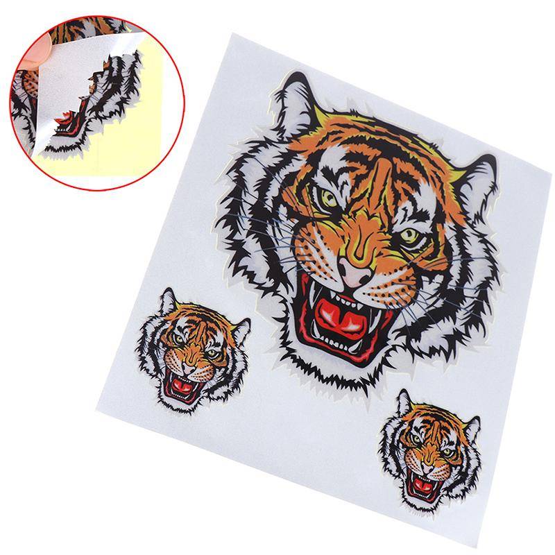 1 Blatt drei Tigerköpfe Auto Motorrad Vinyl Aufkleber Auto Styling Aufkleber von Joom DACH
