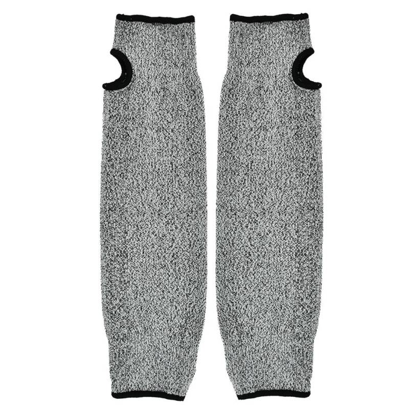 1 Paar Armschützende Schnittfeste Abriebfeste Langarm Arbeitshandschuhe (45 cm) von Joom DACH