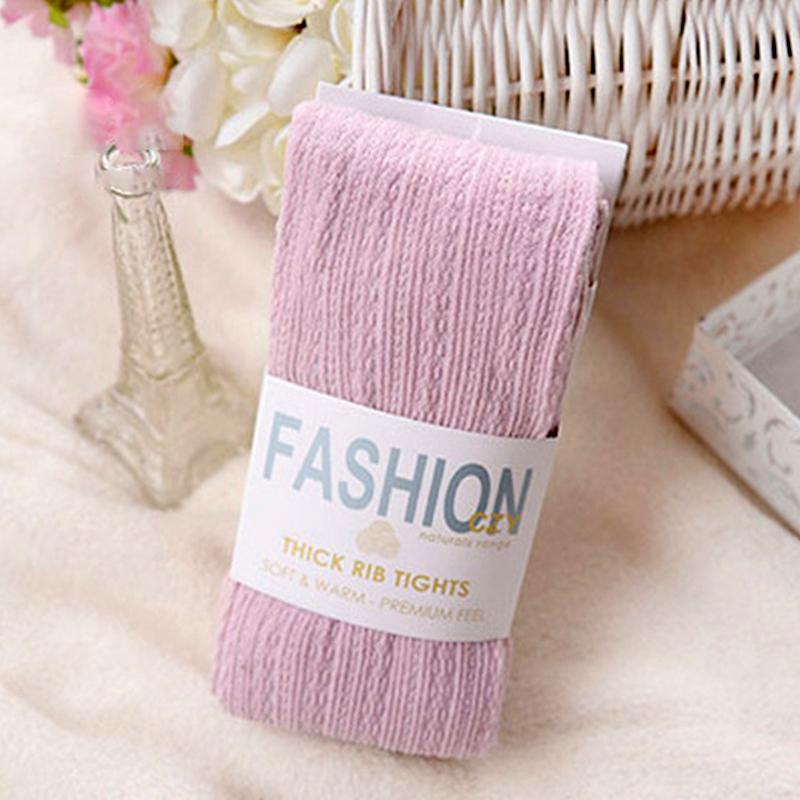 1 Paar Baumwolle Stretch Strick Warme Damen Wintersocken Herbst Strumpfhose Vertikales Streifenmuster rosa von Joom DACH