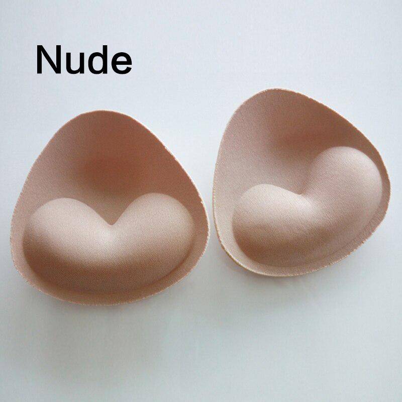 1 Paar Damen Brust Push Up Pad Silikon BH Unterwäsche Pad Nippelabdeckung Aufkleber Patch Bikini Einsatz Badeanzug Zubehör One Size beige von Joom DACH