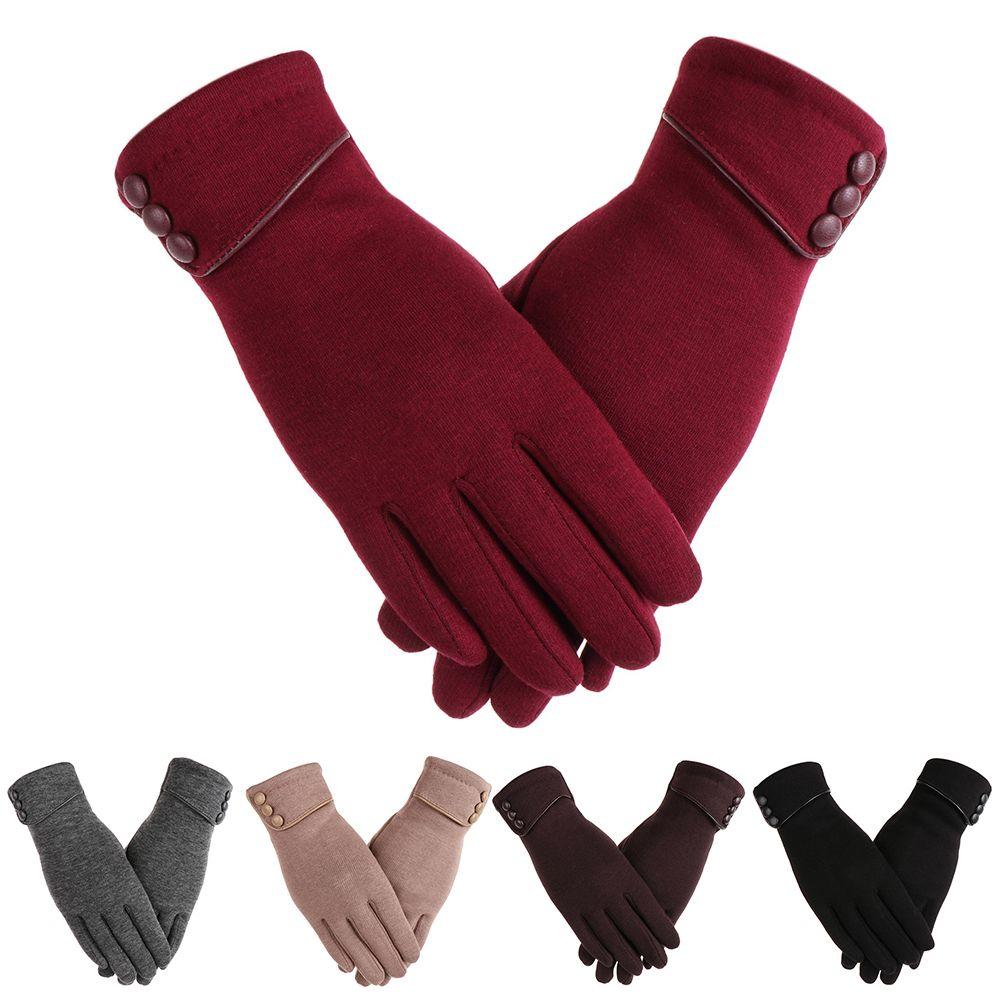 1 Paar Damen Winterhandschuhe mit Touchscreen und Fleecefutter, Thermo-Fäustlinge, winddichte Skihandschuhe One Size schwarz 1 Paar Damen Winterhandschuhe mit Touchscreen und Fleecefutter, Thermo-Fäustlinge, winddichte Skihandschuhe One Size schwarz von Joom DACH