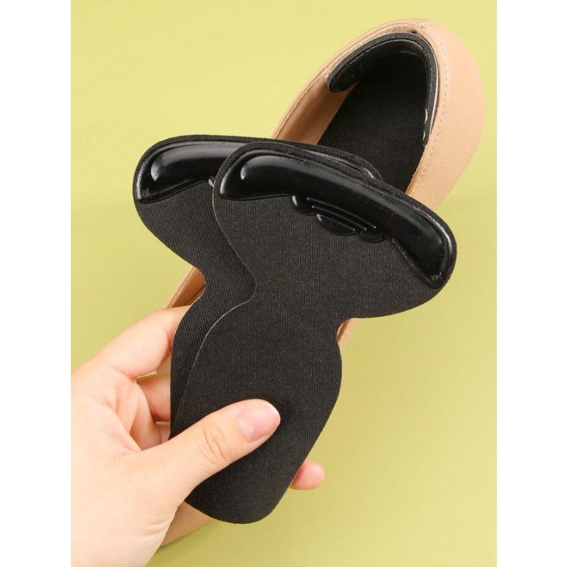 1 Paar Fersenpolster Futter Kissen Einlagen für zu weite Schuhe, Fersenpolster Snugs für Schuhe zu groß Männer Frauen, Füllmaterial Verbesserte Schuhpassform und Komfort one-size schwarz von Joom DACH