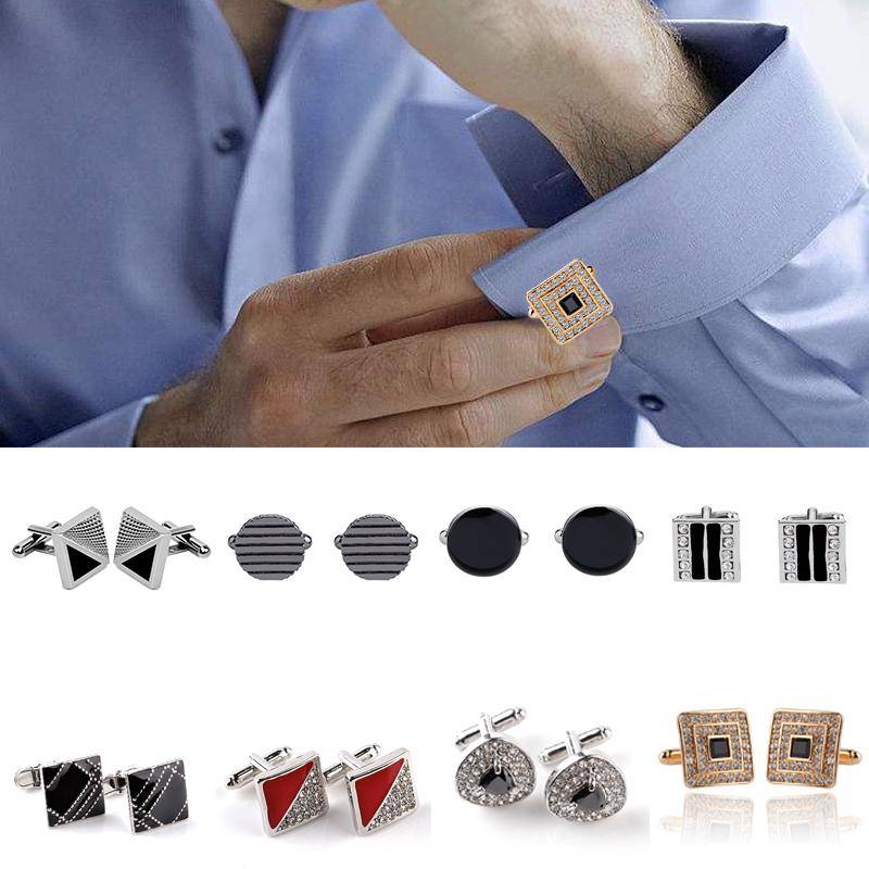 1 Paar Hochzeit Hemd Manschettenknöpfe Manschettenknopf Legierung Schmuck Herrenmode Business Party Dekor C von Joom DACH