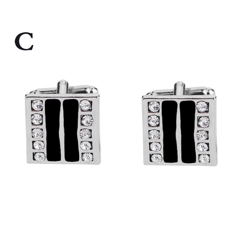 1 Paar Hochzeit Hemd Manschettenknöpfe Manschettenknopf Legierung Schmuck Herrenmode Business Party Dekor C von Joom DACH