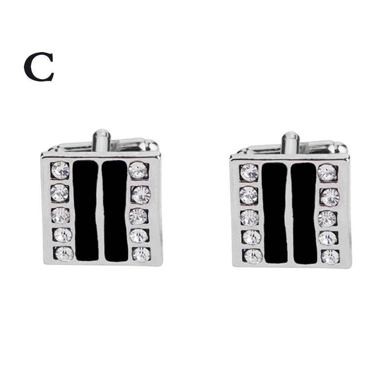 1 Paar Hochzeit Hemd Manschettenknöpfe Manschettenknopf Legierung Schmuck Herrenmode Business Party Dekor C von Joom DACH