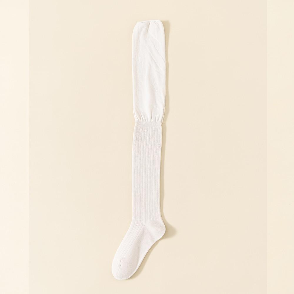 1 Paar Kniestrümpfe für Damen Herbst und Winter lange Röhre Baumwolle hohe Oberschenkelsocken Strümpfe YSL weiß von Joom DACH