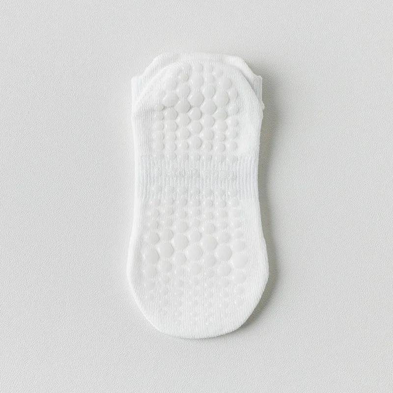 1 Paar Mesh Atmungsaktive Yoga Socken Damen Baumwolle Niedrig Geschnitten Kurz Gym Fitness Tanz Sportsocken Professionelle Rutschfeste Boden Pilates Socken weiß von Joom DACH