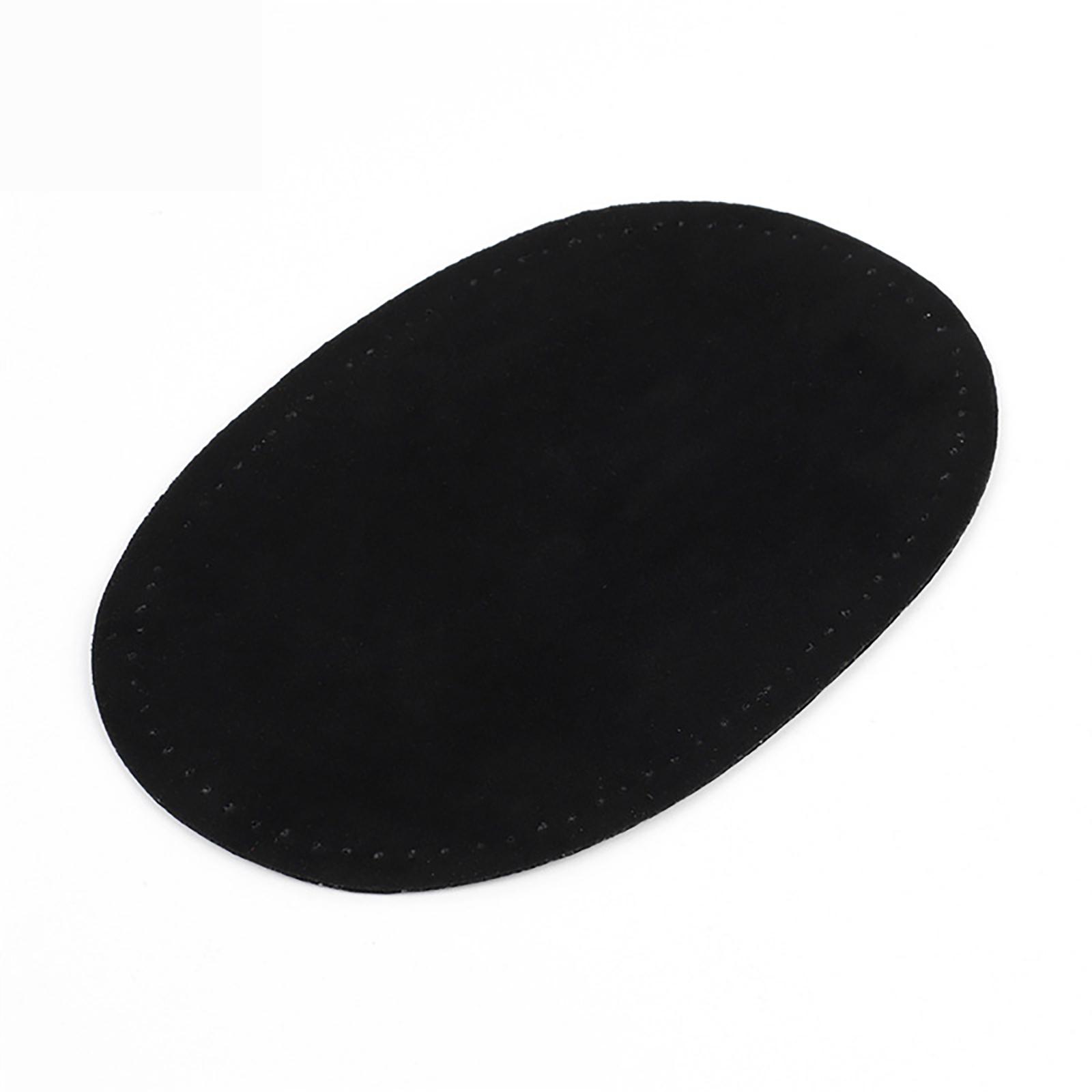 1 Paar PU-Lederflicken Ellbogen Knie Flicken Stoffflicken Aufnähen Reparaturflicken Bastelbedarf für Jacken Hosen schwarz von Joom DACH