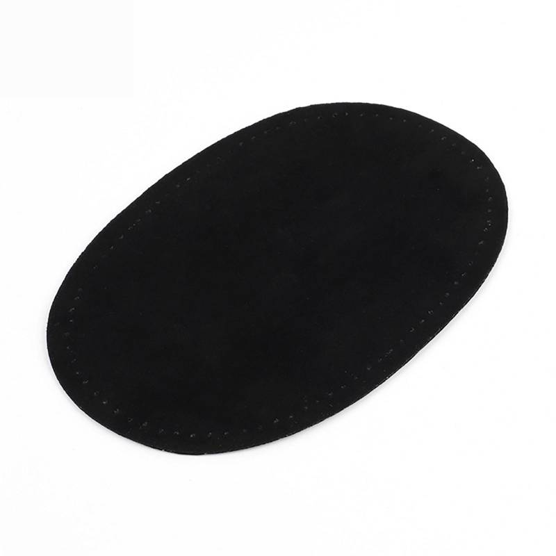 1 Paar PU-Lederflicken Ellbogen Knie Flicken Stoffflicken Aufnähen Reparaturflicken Bastelbedarf für Jacken Hosen schwarz von Joom DACH