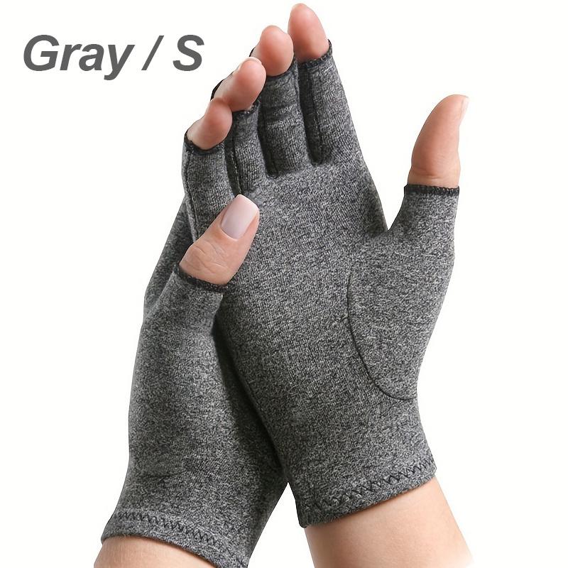 1 Paar Premium Fingerlose Handschuhe für den täglichen Gebrauch, Sport, Fitness, Workout Daumenstützhandschuhe für Damen & Herren Handstützwickel Halbfingerhandschuhe S graue 1 Paar Premium Fingerlose Handschuhe für den täglichen Gebrauch, Sport, Fitness, Workout Daumenstützhandschuhe für Damen & Herren Handstützwickel Halbfingerhandschuhe S graue von Joom DACH