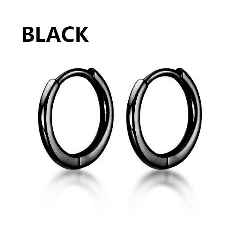 1 Paar Punk Edelstahl Stecker Ohrringe Schwarz Ohrringe Set Für Männer Frauen Vintage Hip Hop Piercing Ohrschmuck von Joom DACH