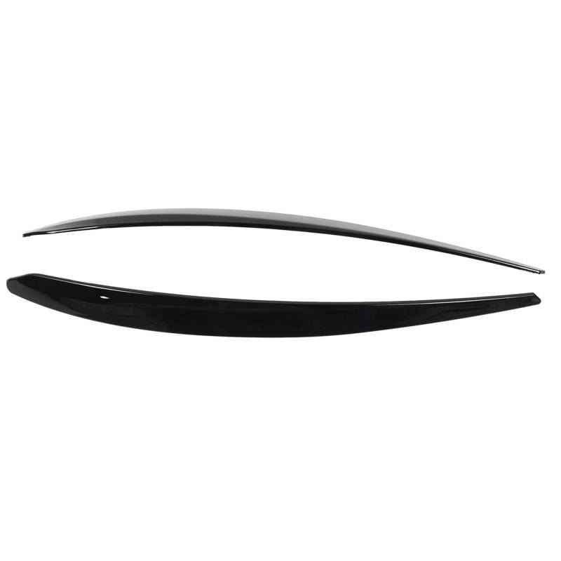 1 Paar Scheinwerferblende Links Rechts Rostfrei Auto Augenlider Aufkleber Dekoration Ersatz Für schwarz von Joom DACH