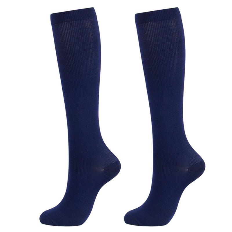 1 Paar Unisex Kompression Lange Socken Damen Herren Druckvenen Beinlinderung Schmerzen Kniehohe Strümpfe L/XL von Joom DACH