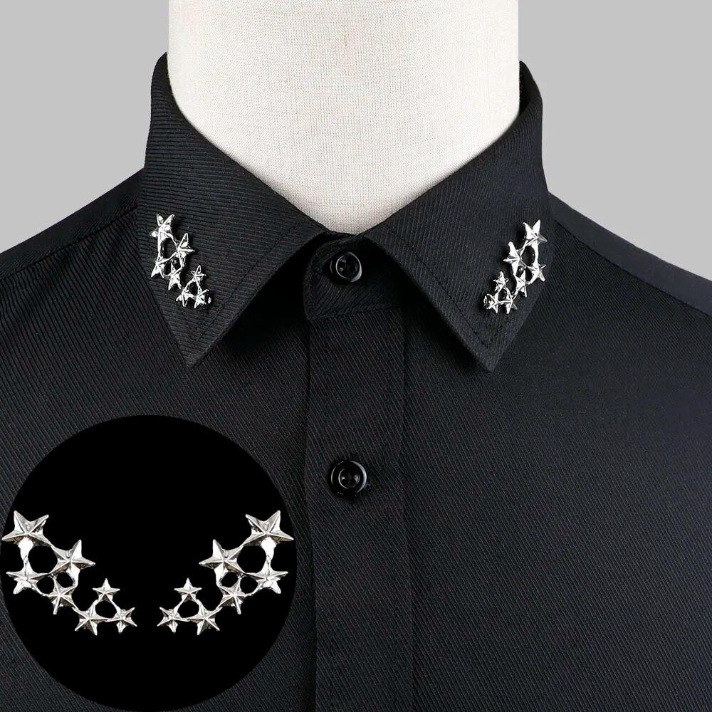 1 Paar modische Broschen, Accessoires für Herren und Damen, Hemd, Pullover, Kragen, Schmuck von Joom DACH