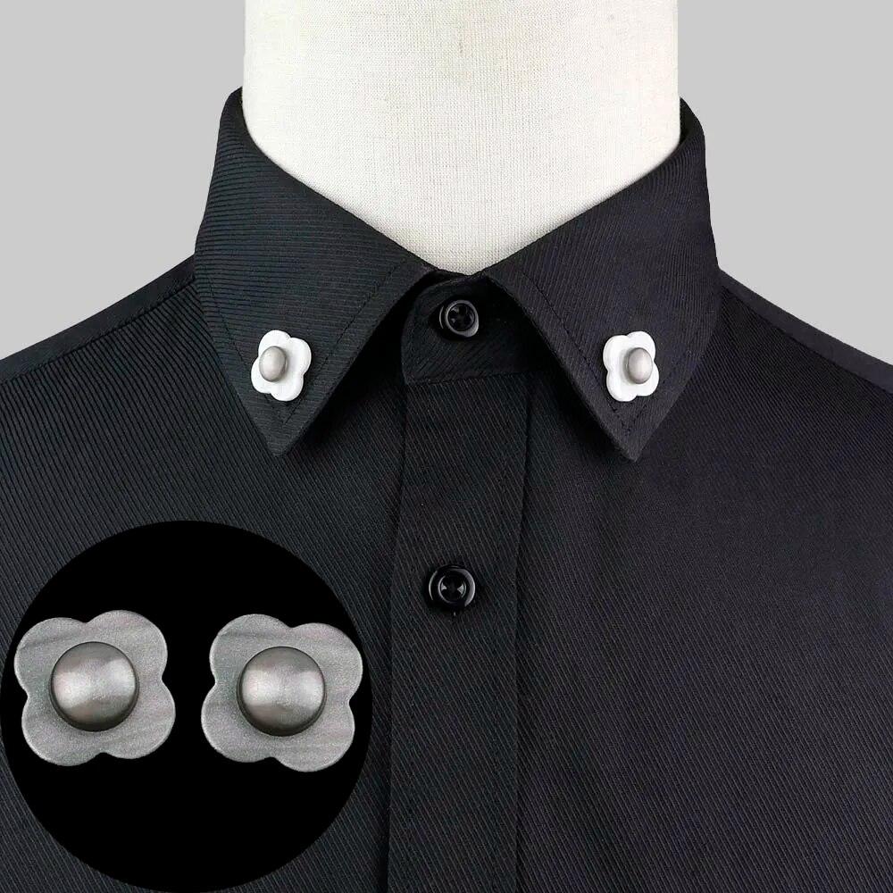 1 Paar modische Broschen, Accessoires für Herren und Damen, Hemd, Pullover, Kragen, Schmuck von Joom DACH