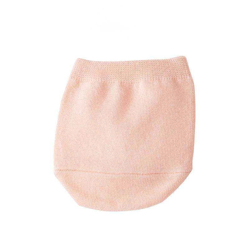 1 Paar unsichtbare Halbsocken für High Heels für Damen, rutschfeste Bootssocken für den Vorderfuß, atmungsaktive Damensocken aus Baumwolle rosa von Joom DACH