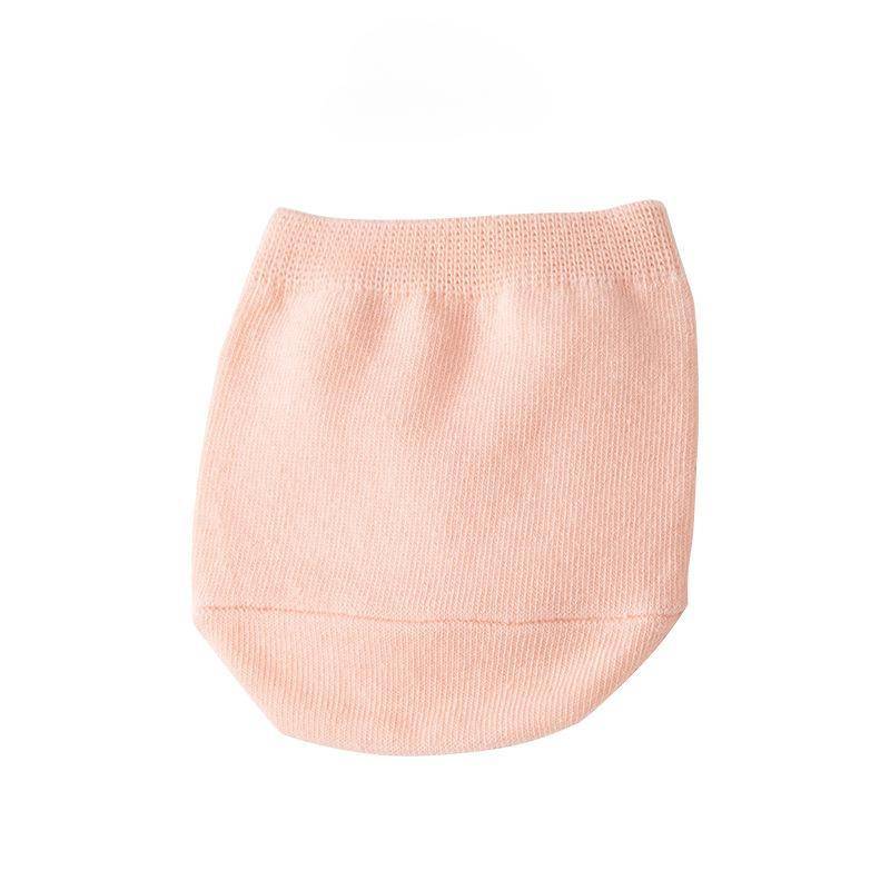 1 Paar unsichtbare Halbsocken für High Heels für Damen, rutschfeste Bootssocken für den Vorderfuß, atmungsaktive Damensocken aus Baumwolle rosa von Joom DACH