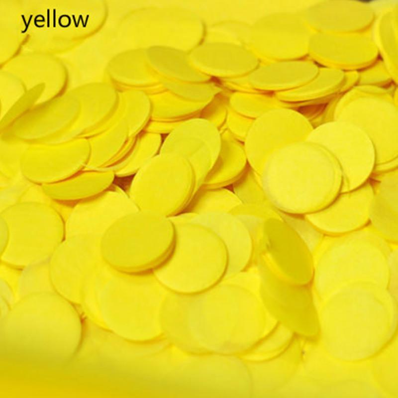 1 Packung 2,5 cm hellgoldene Streusel aus Seidenpapier, Konfetti, Hochzeit, Braut, Blume, Kreisform, Geburtstagsparty, Tischdekoration, Ballon-Dekoration von Joom DACH