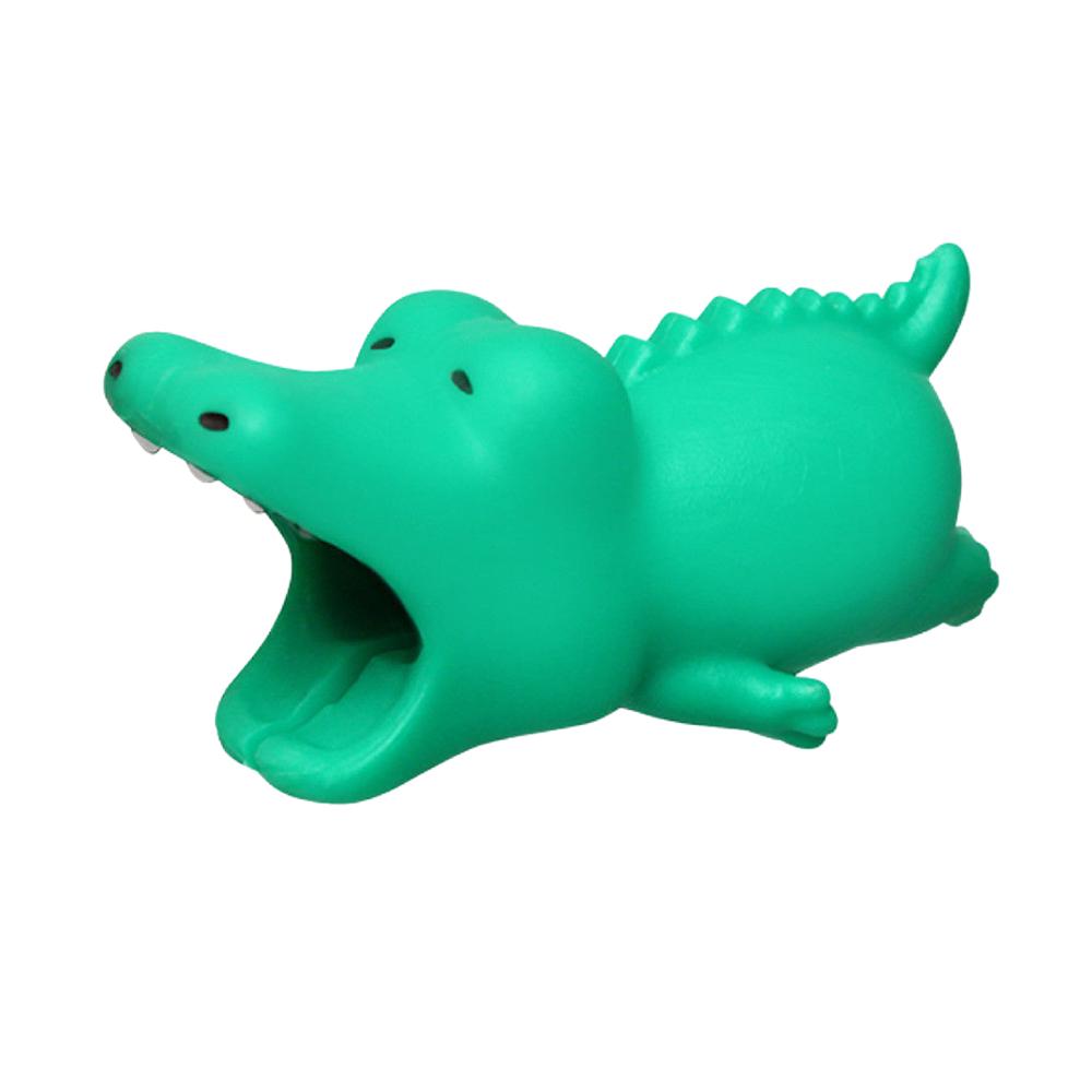 1 Pc Nette Kabel Protector USB Daten Linie Schutz Fall Puppe Tier Biss Zubehör Draht Organizer Crocodile von Joom DACH