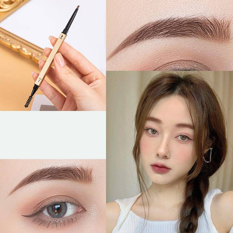 1 Pcs Augenbrauenstift Langlebig Wasserdicht Natürlichen Zug Augenbrauen Enhancer Stift Augen Make-Up Kosmetik Werkzeuge Schwarz Braun Tragbare von Joom DACH