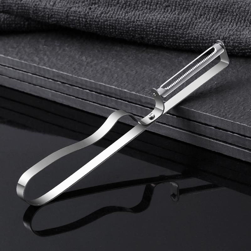 1 Pcs Edelstahl Schäler Kreative Neue Bequem Schäler Hobel Messer Küche Gadgets Küche Gemüse Und Obst Schaben von Joom DACH